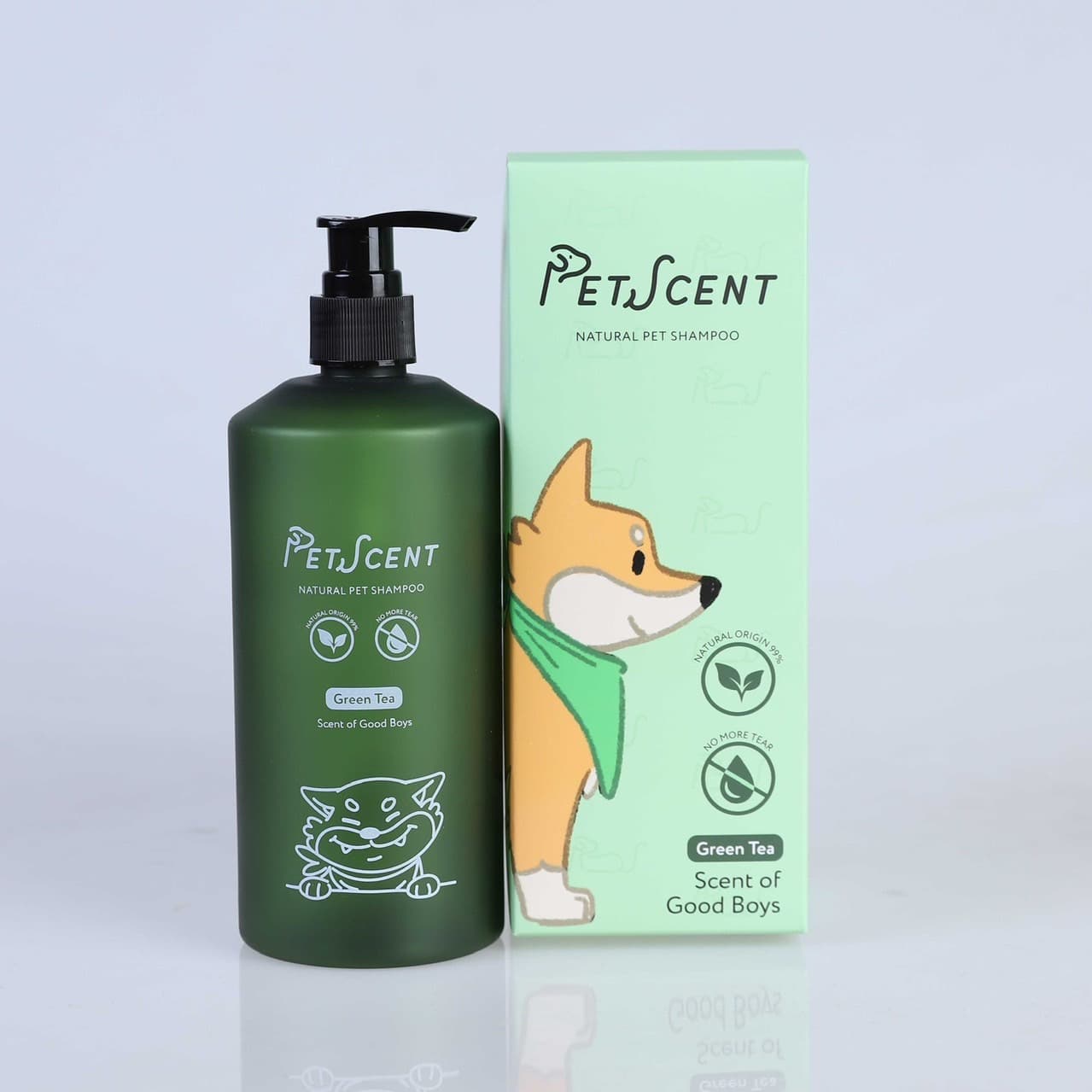 PetScent Green Tea Premium Natural Shampoo